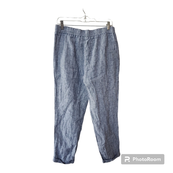 Adrienne Vittadina Womens 100% Linen Pull on Pants. Size S - Picture 7 of 7
